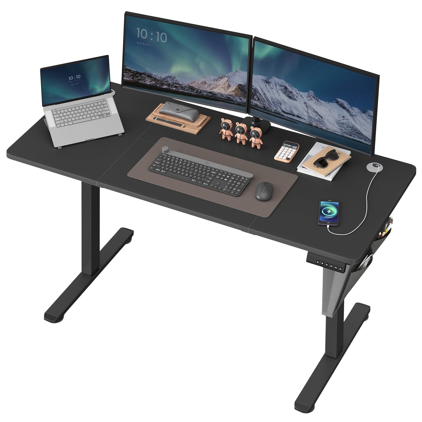 Bureau assis debout bois