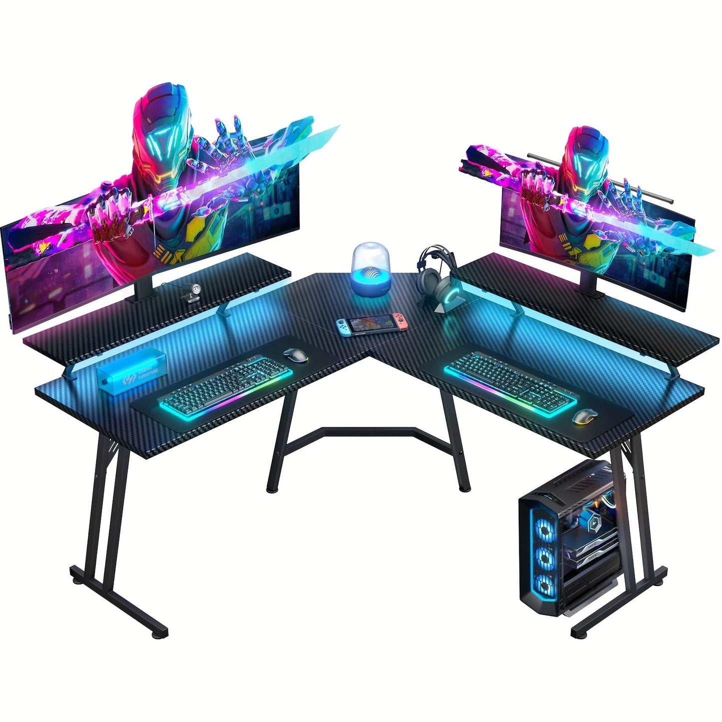 Bureau gamer angle 130 x 130 cm