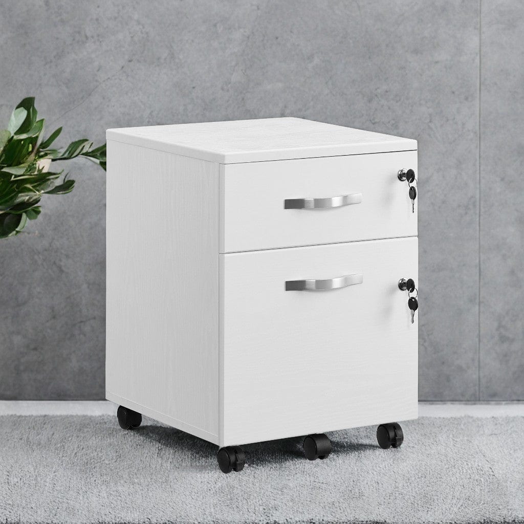 Caisson bureau avec serrure