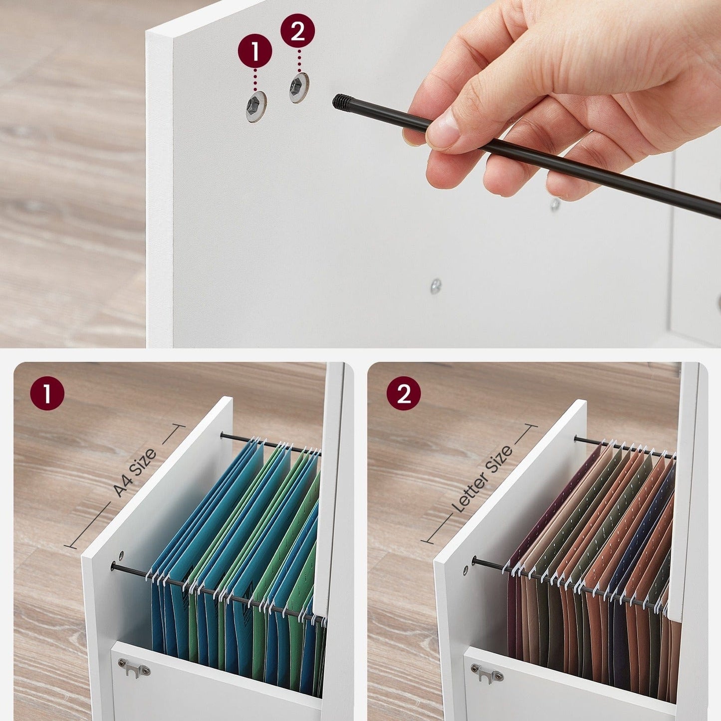 Caisson bureau 2 tiroirs