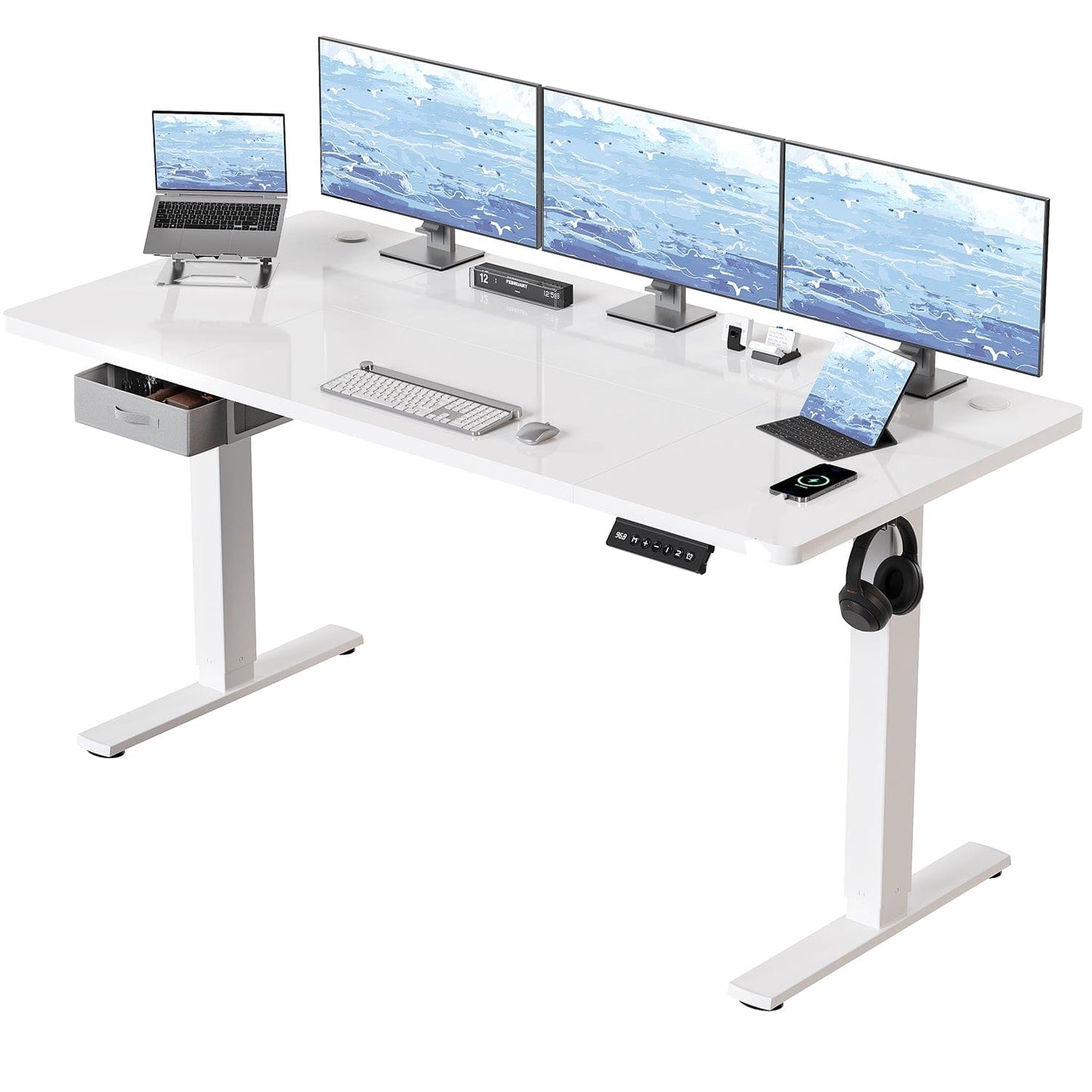 Bureau assis debout 180x80cm