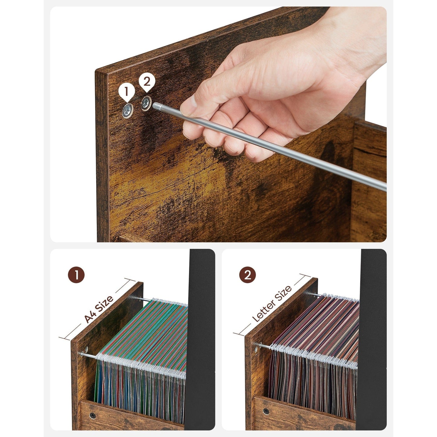 Caisson de bureau en bois