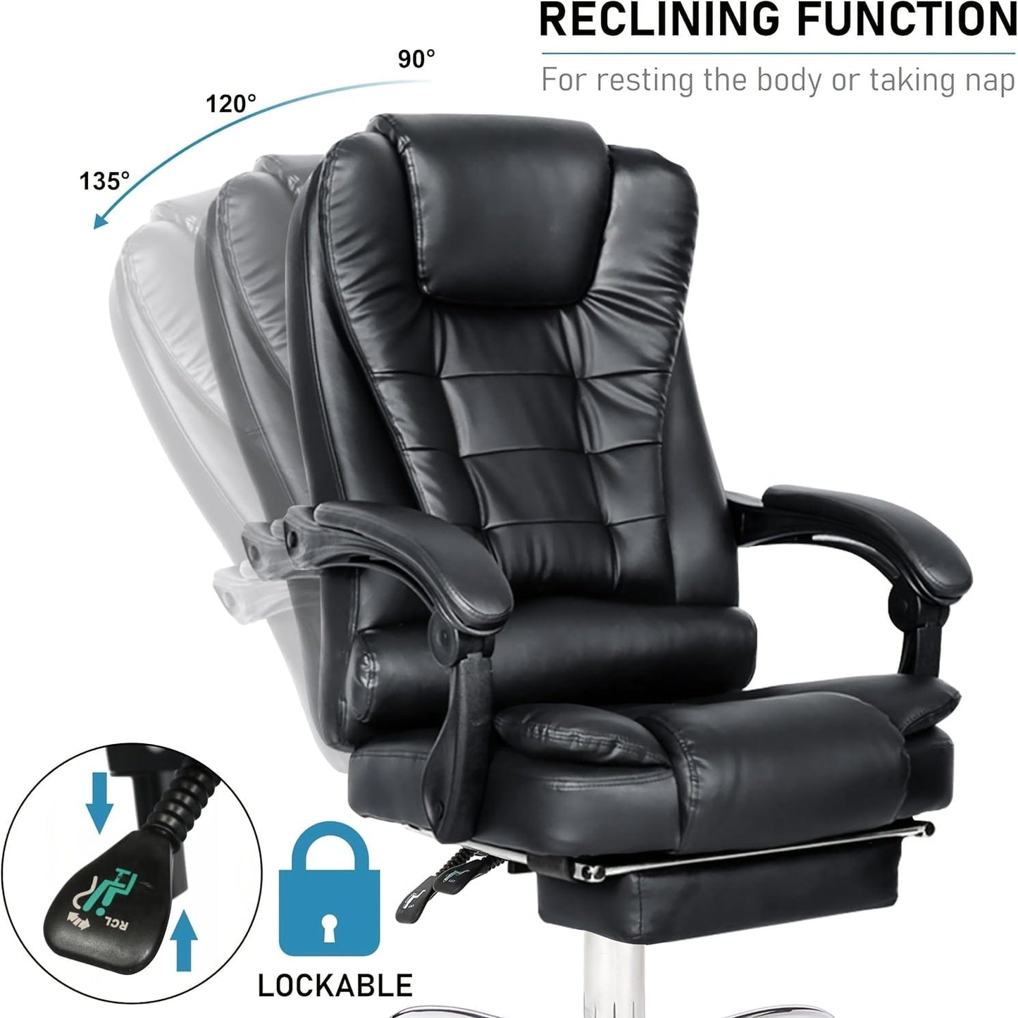 Chaise de bureau massante