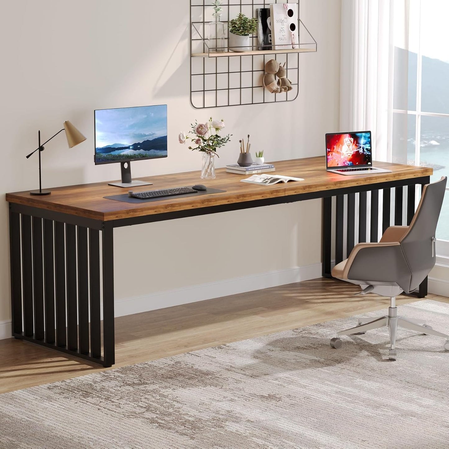 Bureau long 180 x 60 cm