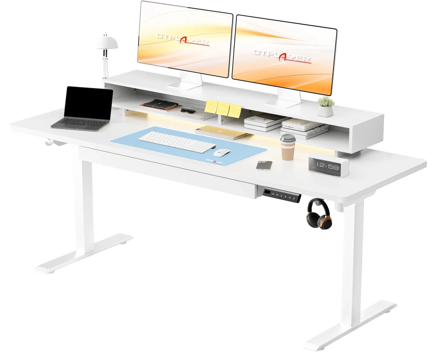 Bureau electrique avec rangement