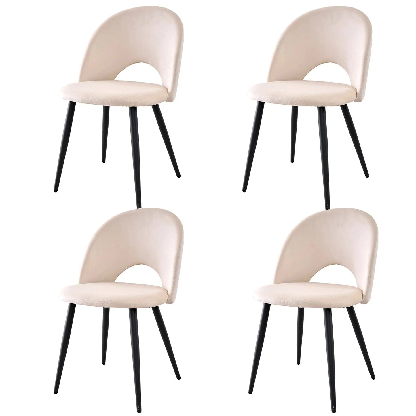 Ensemble de 4 chaises de réunion
