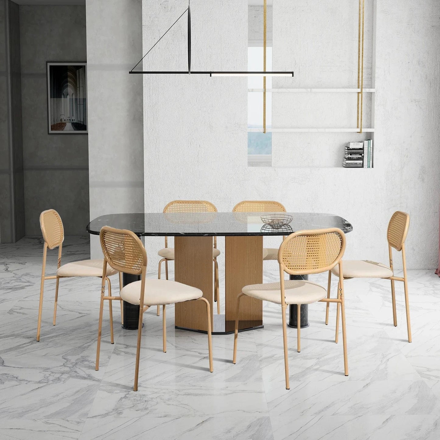 Chaise en rotin cannage | SET de 2 chaises
