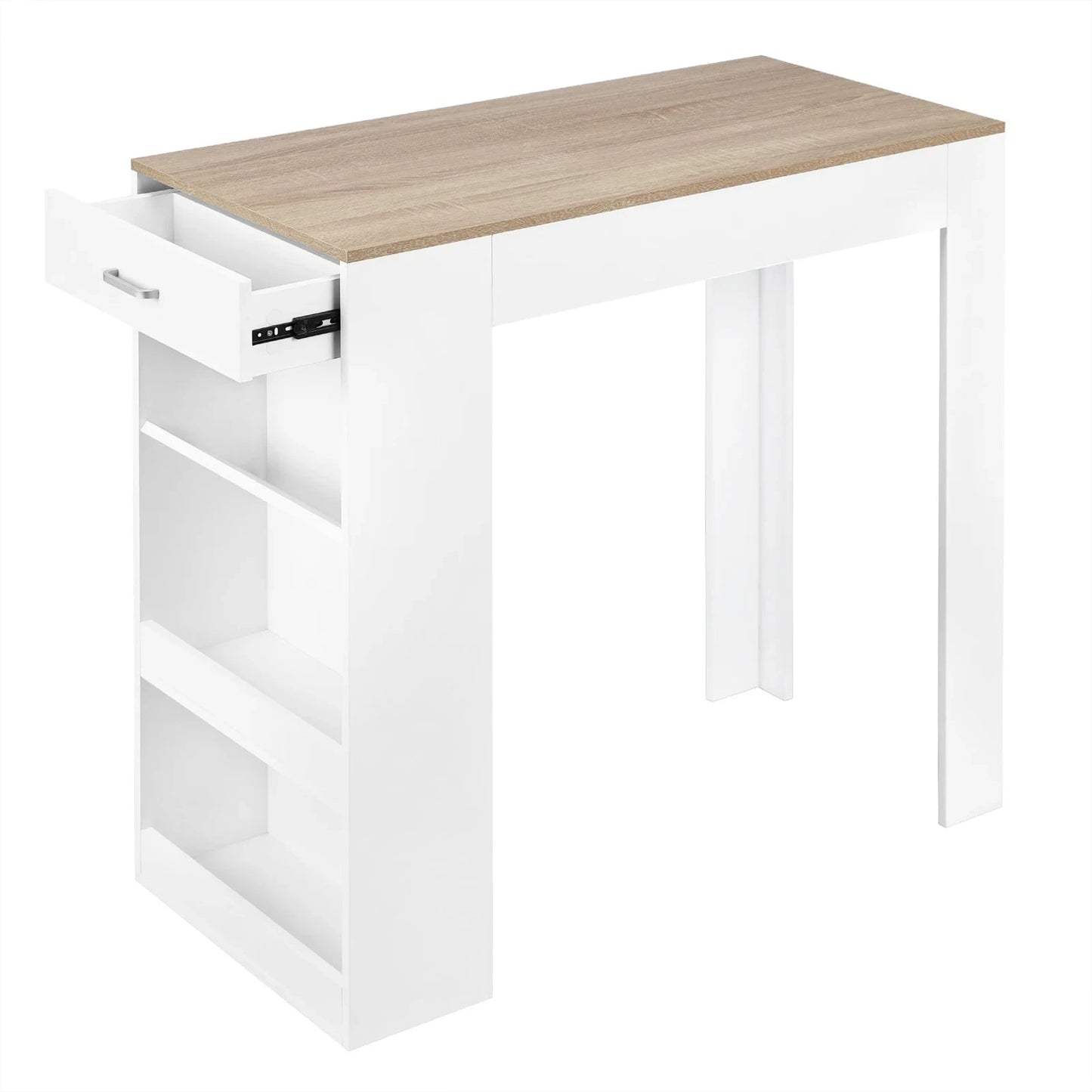 Table haute bois 2 personnes