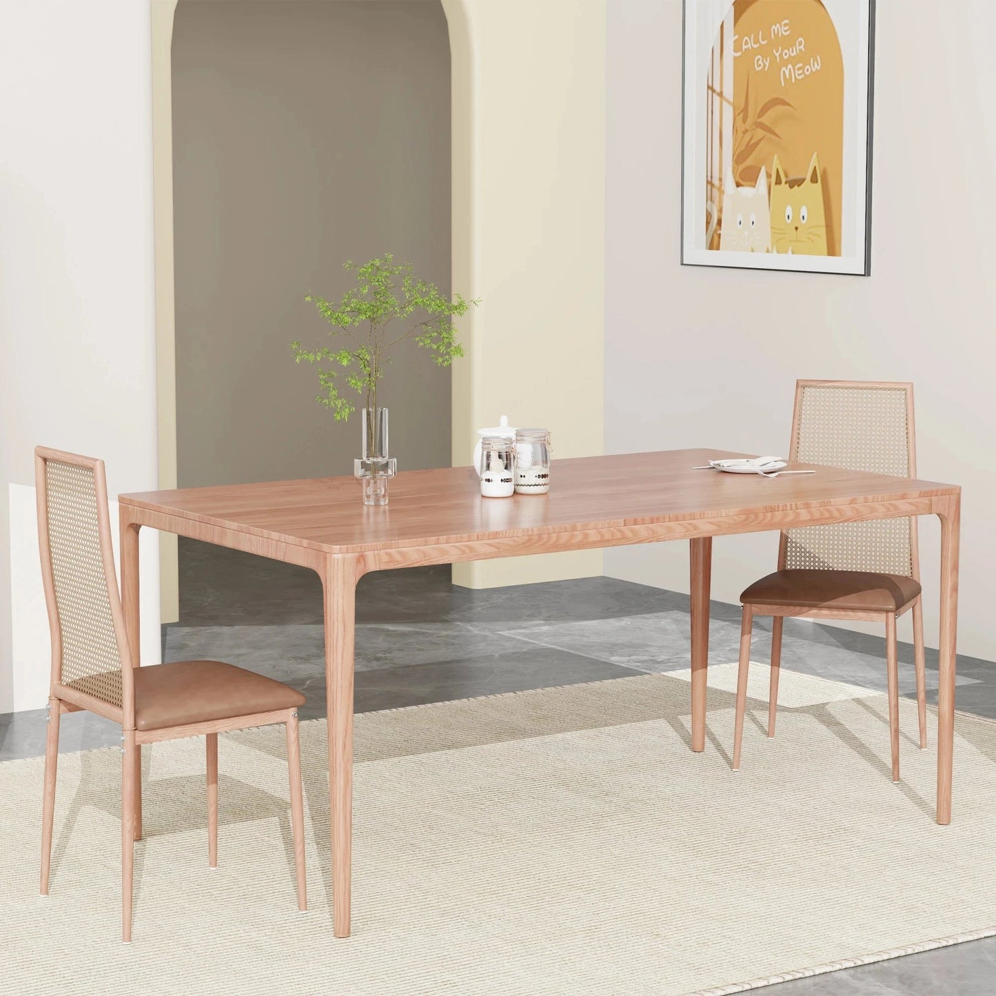 Chaise dossier en cannage | SET de 2 chaises