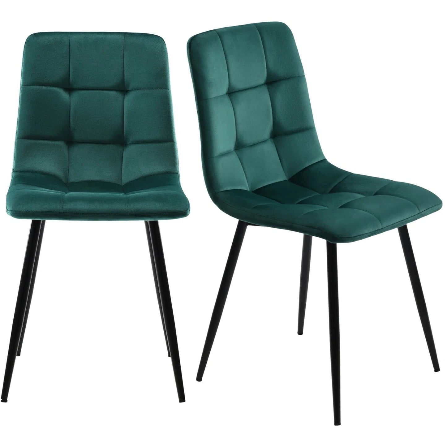 Chaise de réunion verte | SET DE 4 CHAISES