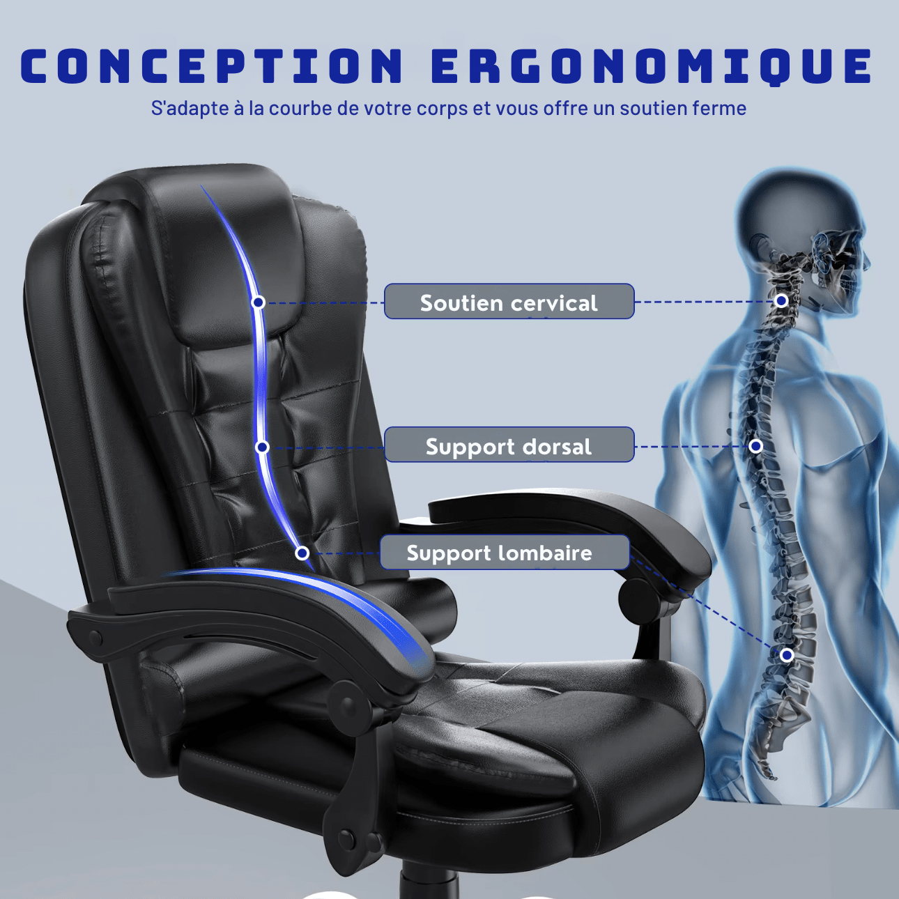 Chaise de bureau ergo