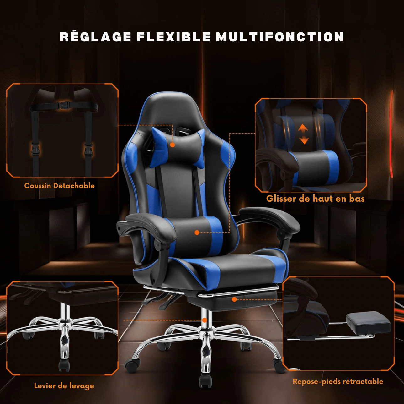 Siege baquet pour bureau
