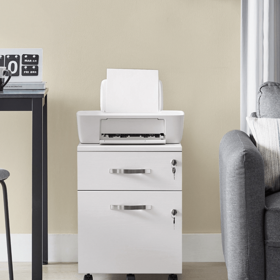 Caisson bureau avec serrure