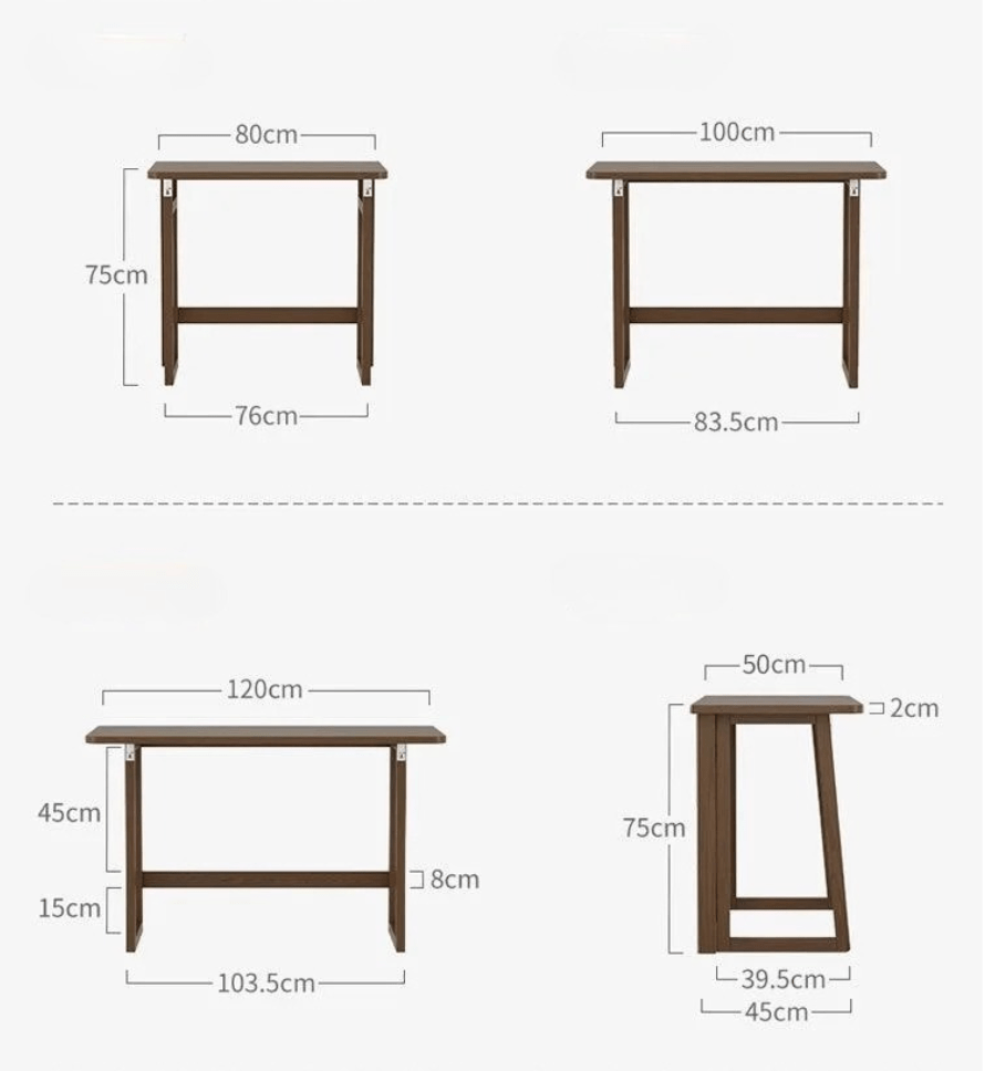 Bureau bois petit espace