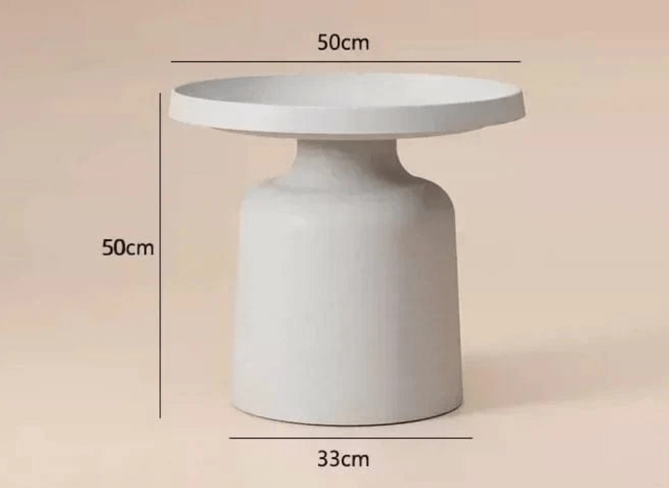 table basse ronde design metal