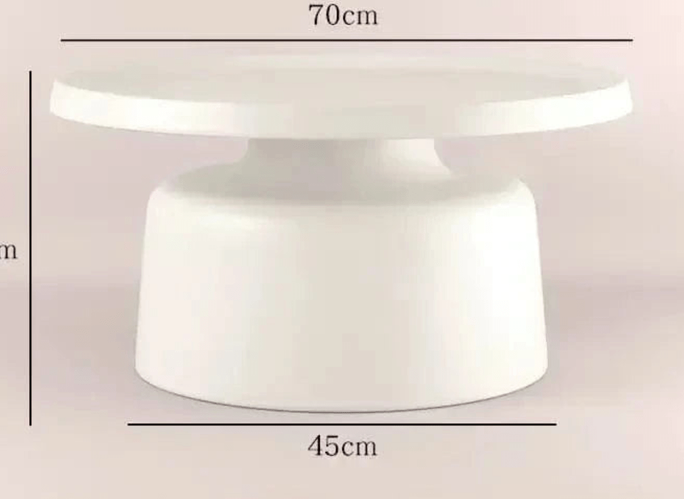 table basse ronde design metal