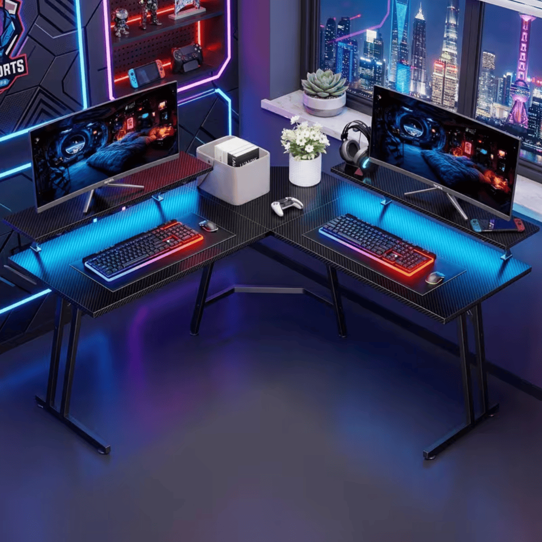 Bureau gamer angle 130 x 130 cm