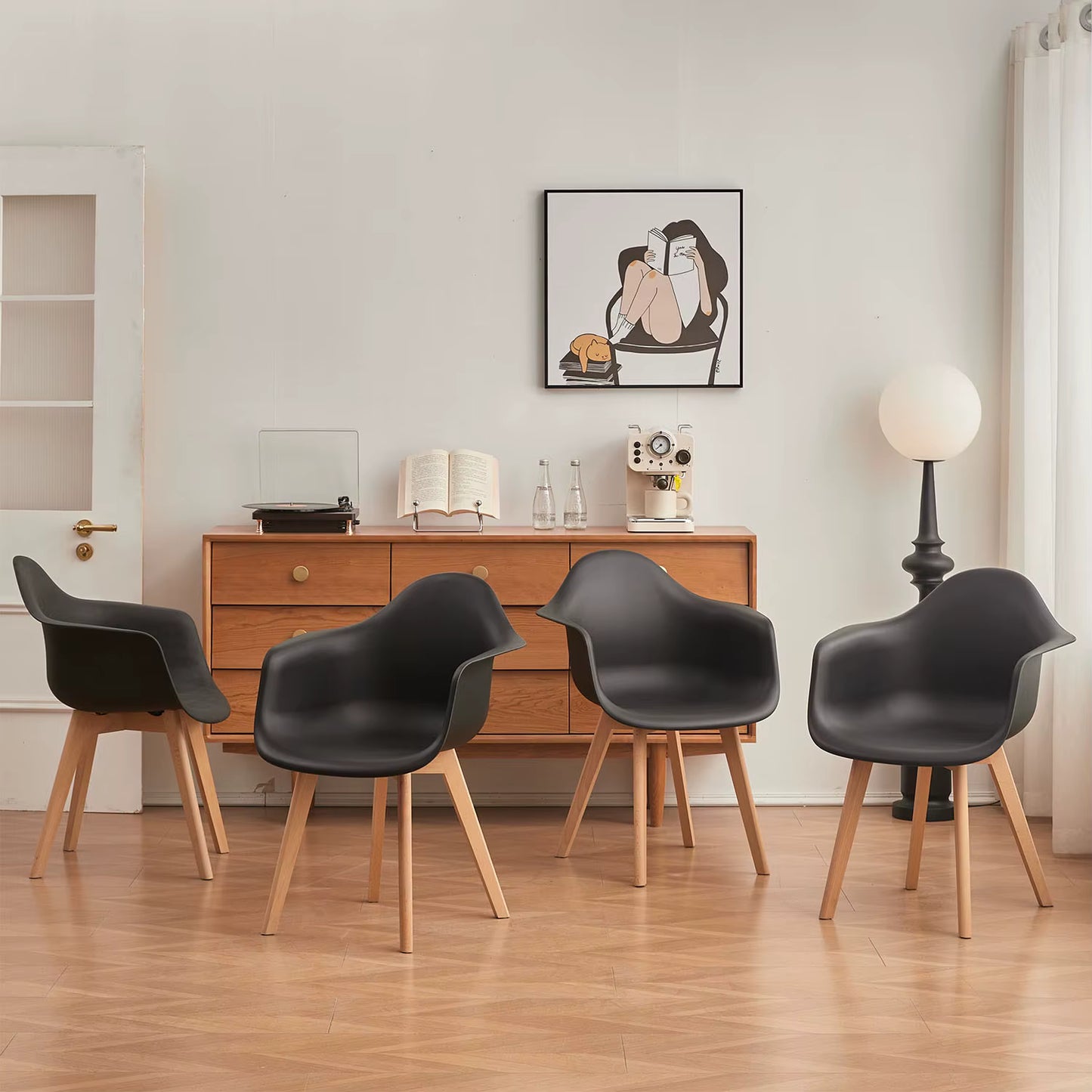 Chaise design minimaliste | SET de 2 pièces