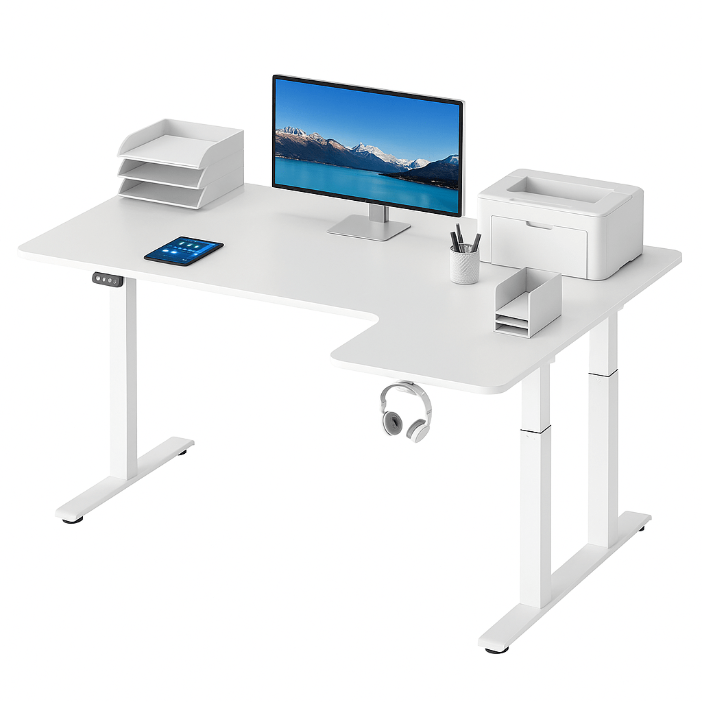 Bureau d'angle assis debout