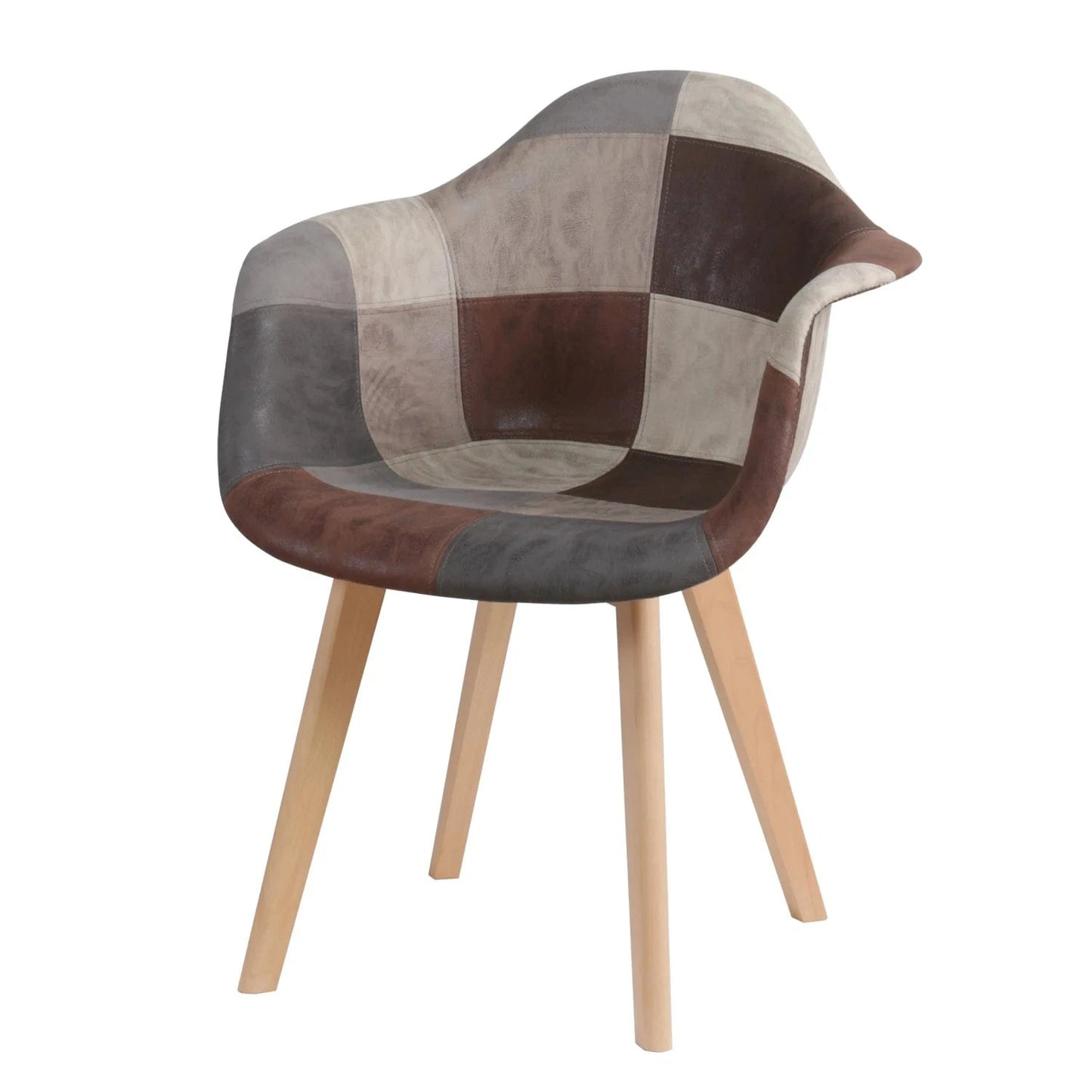 Chaises revêtement tissu design minimaliste | SET de 2 pièces