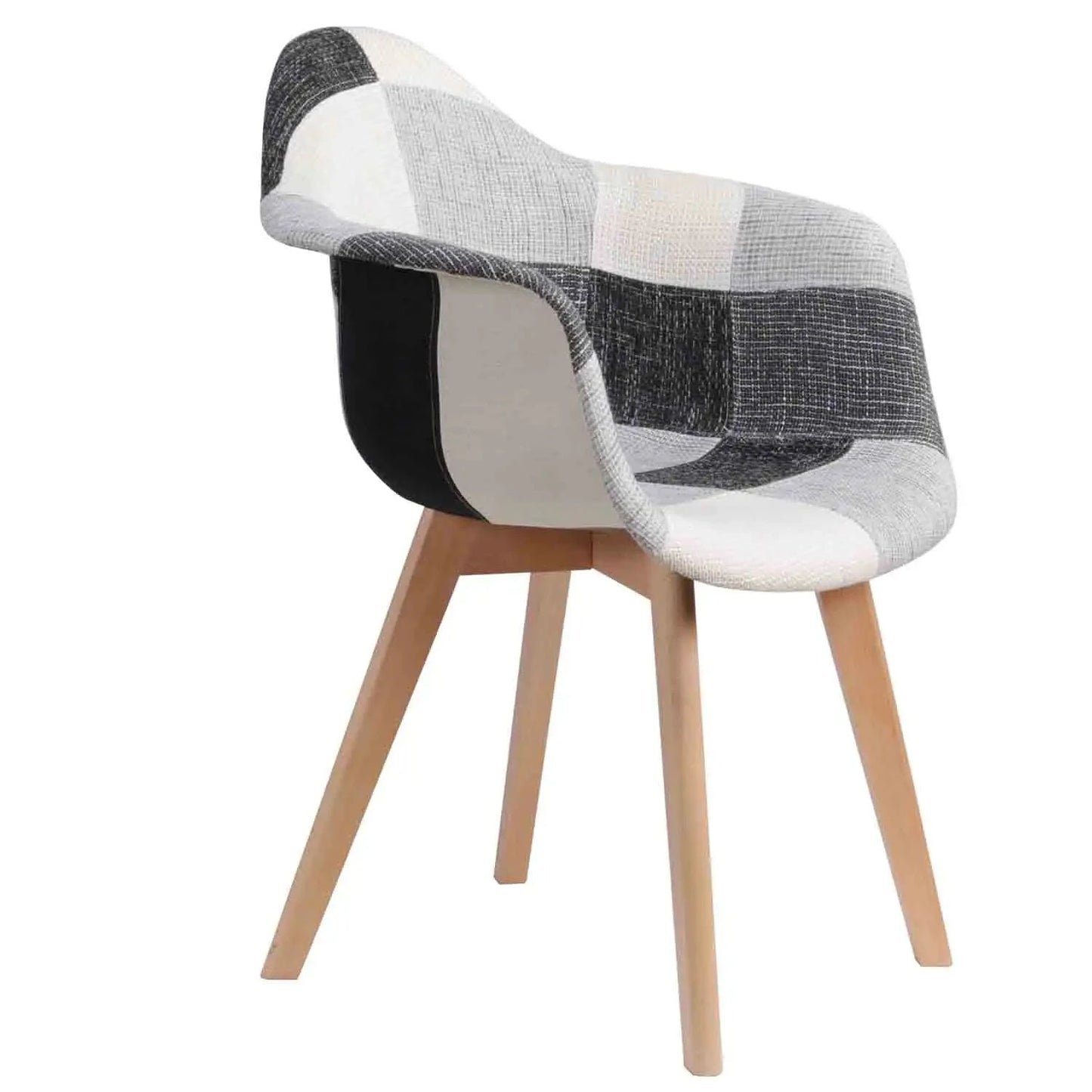 Chaises revêtement tissu design minimaliste | SET de 2 pièces
