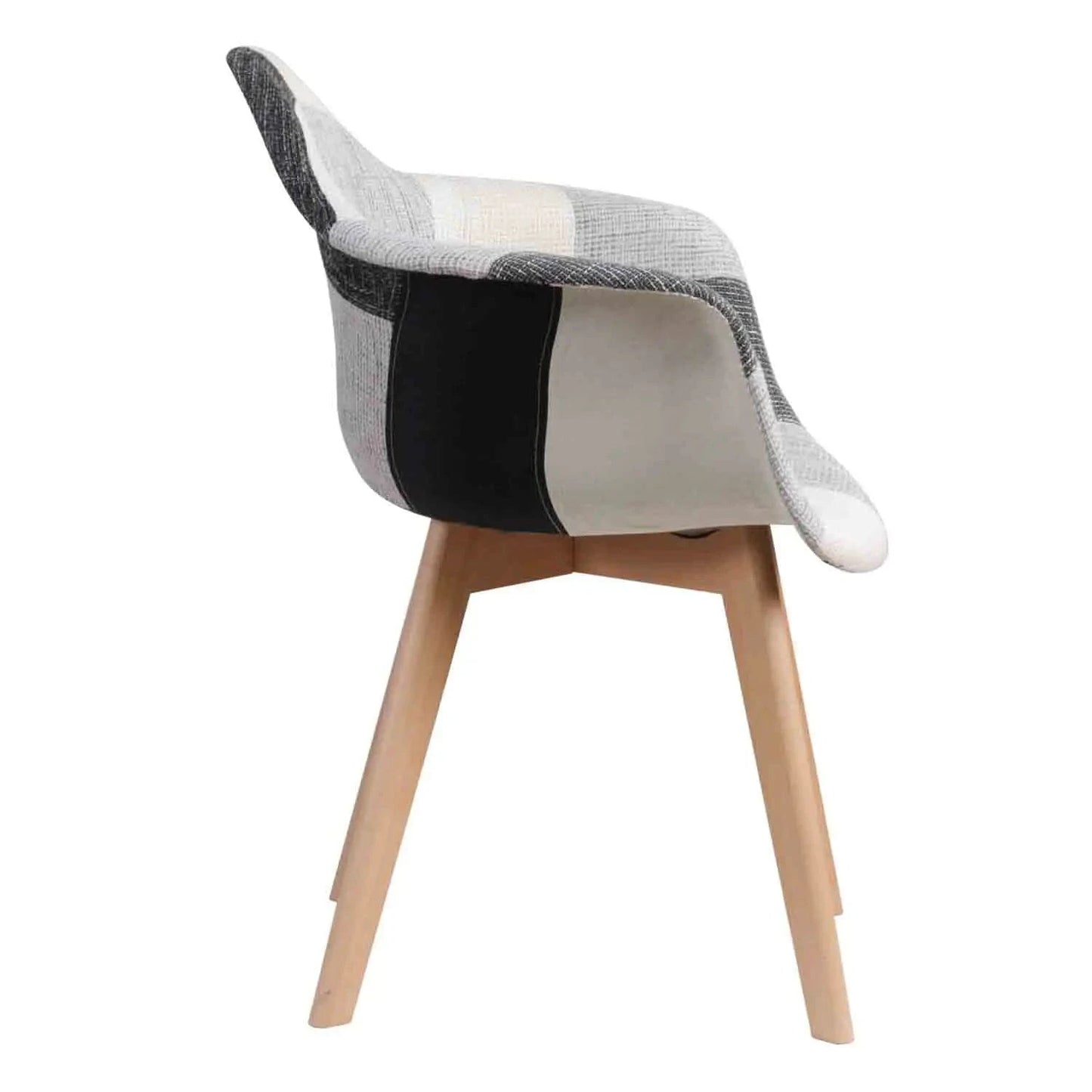 Chaises revêtement tissu design minimaliste | SET de 2 pièces