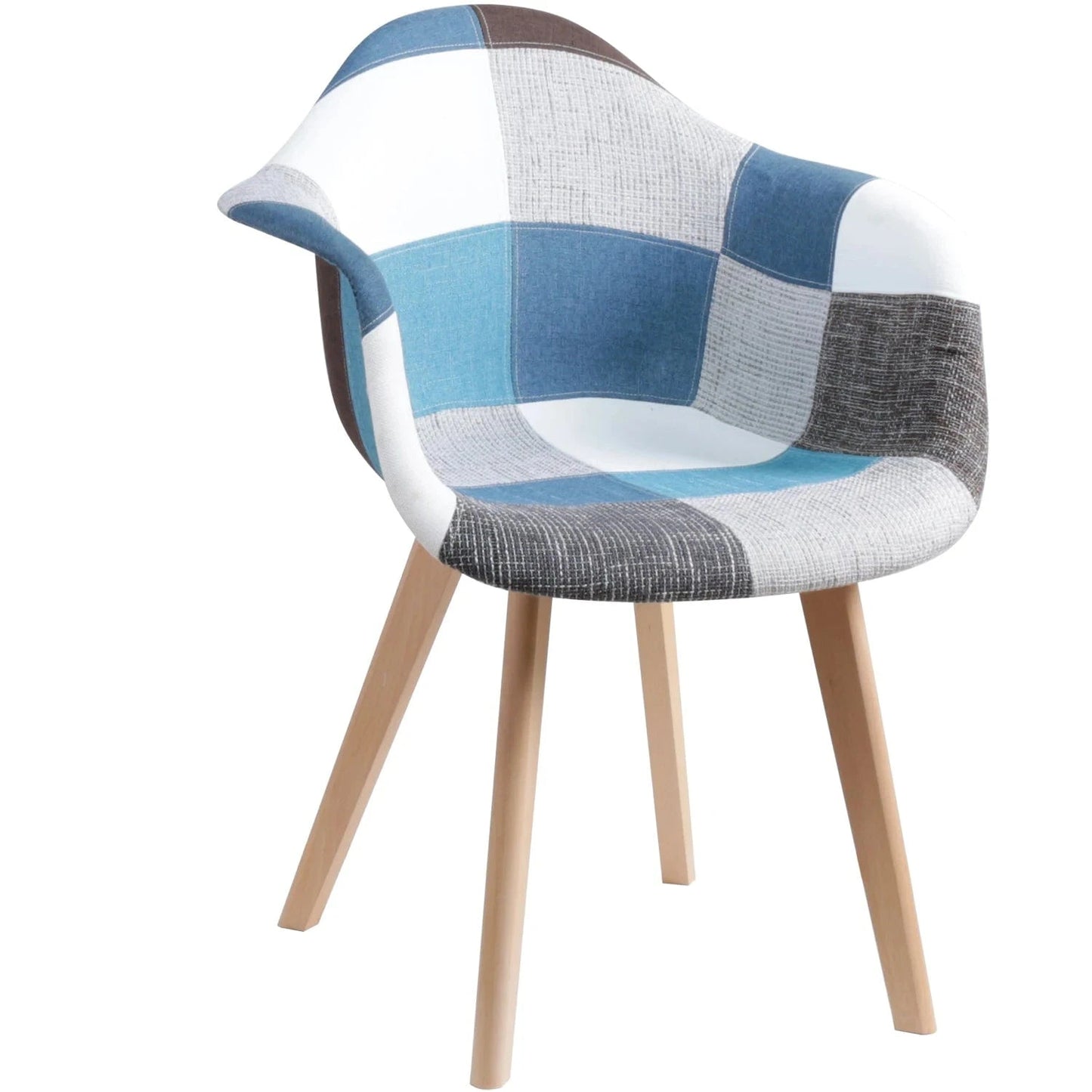 Chaises revêtement tissu design minimaliste | SET de 2 pièces