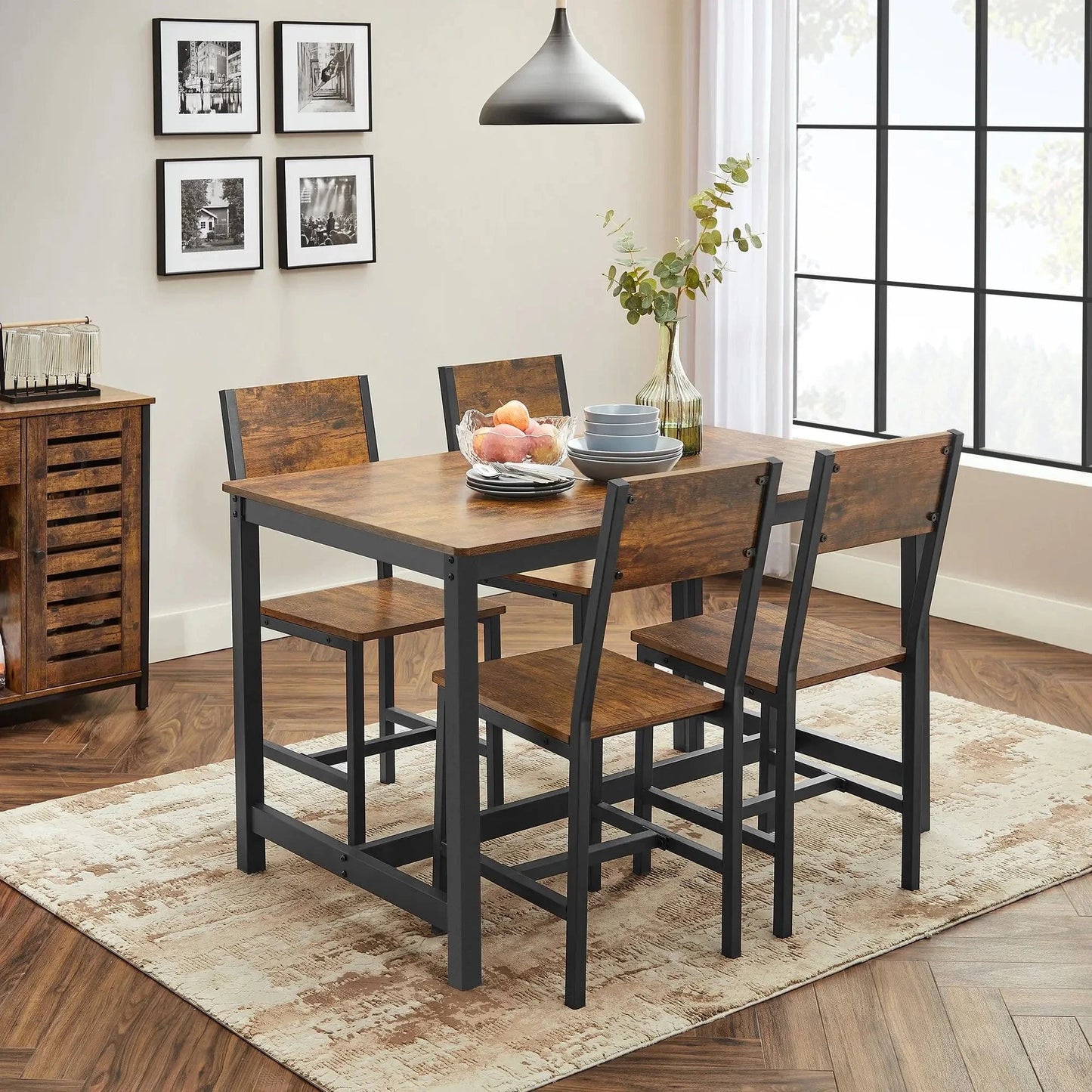 Chaise style rustique | SET DE 2 PIÈCES