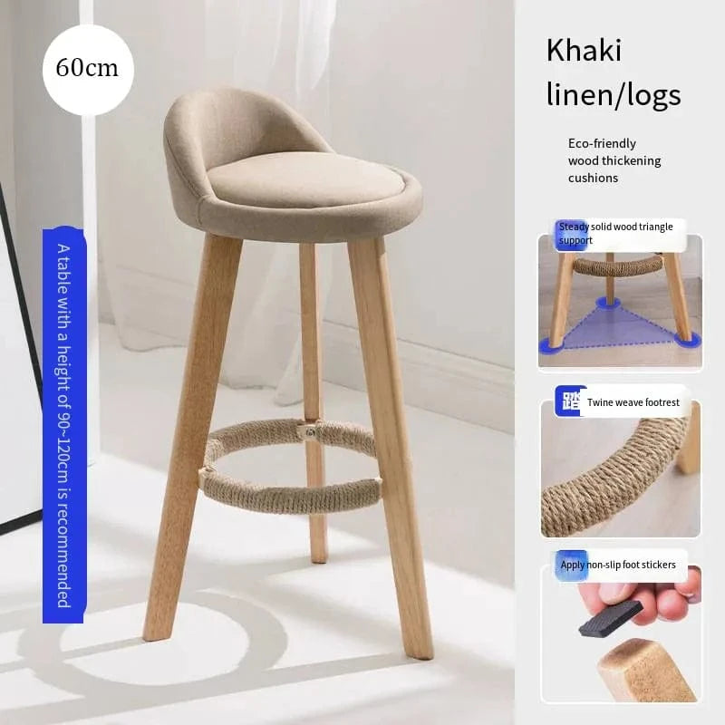 Chaise haute bureau style Scandinave
