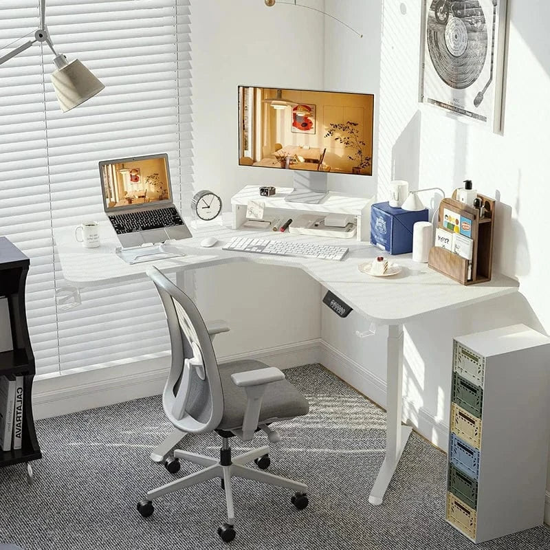 Bureau d'angle électrique