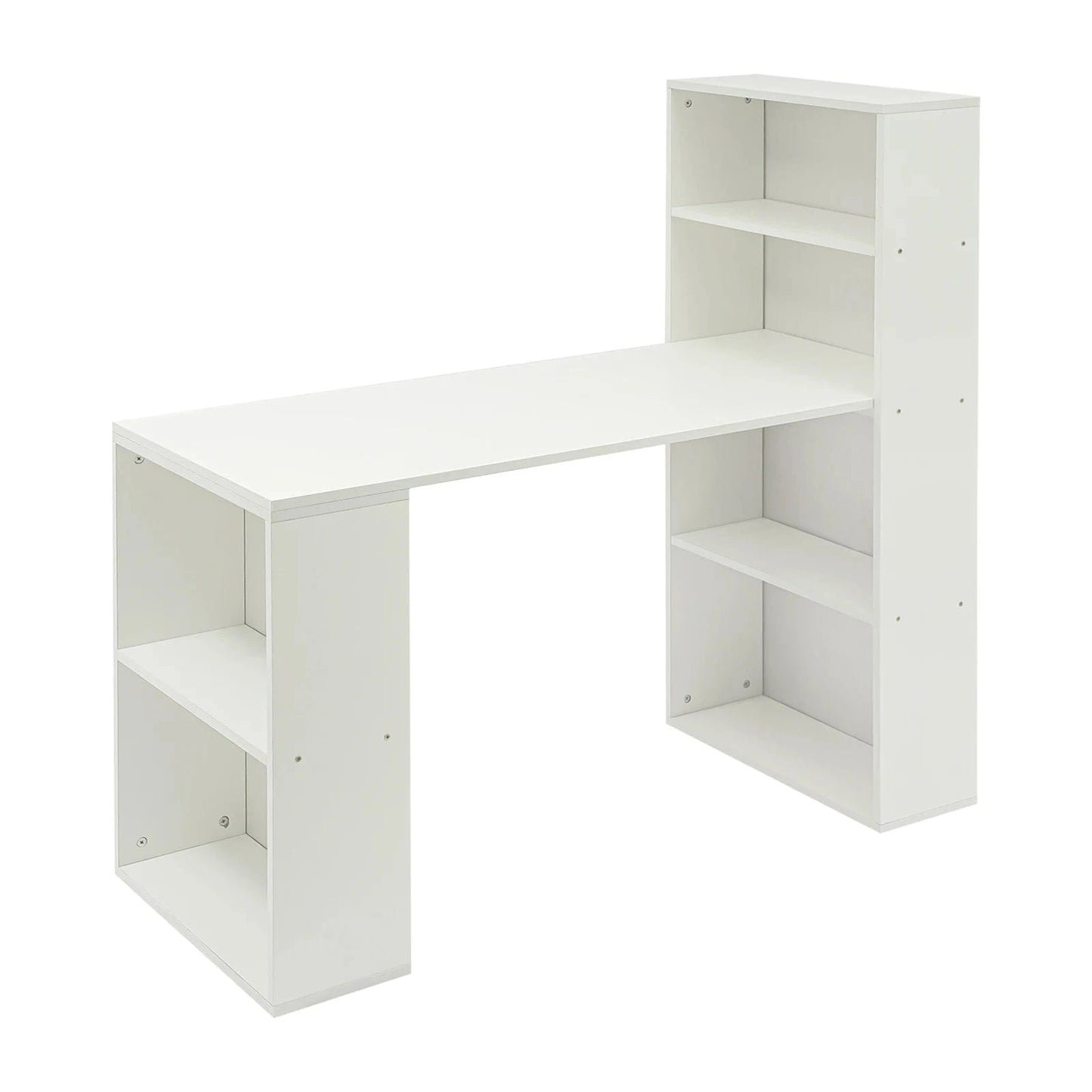 Bureau informatique avec étagère