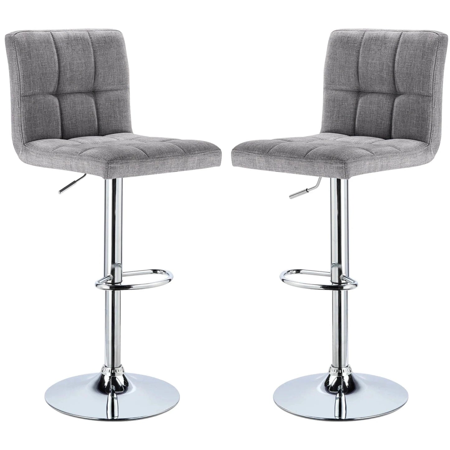 Chaise haute bureau en tissu | SET 2 PIÈCES