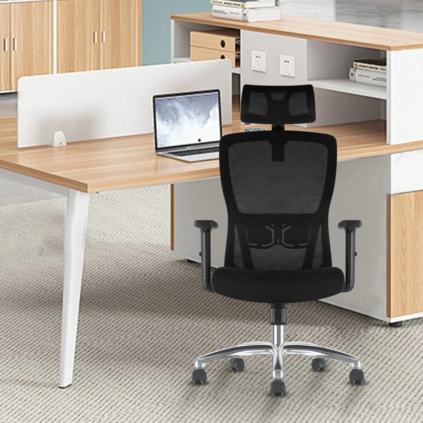 Chaise de bureau ergonomique en maille
