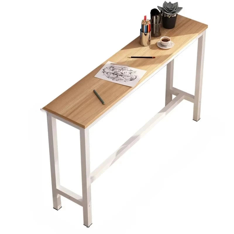 Table haute noir et bois