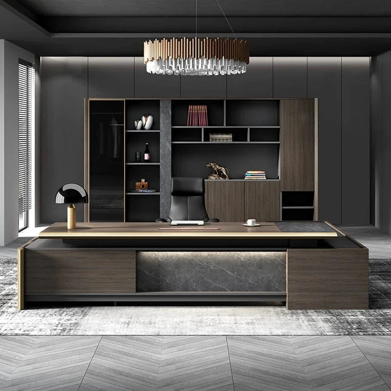 Bureau de direction en bois design moderne