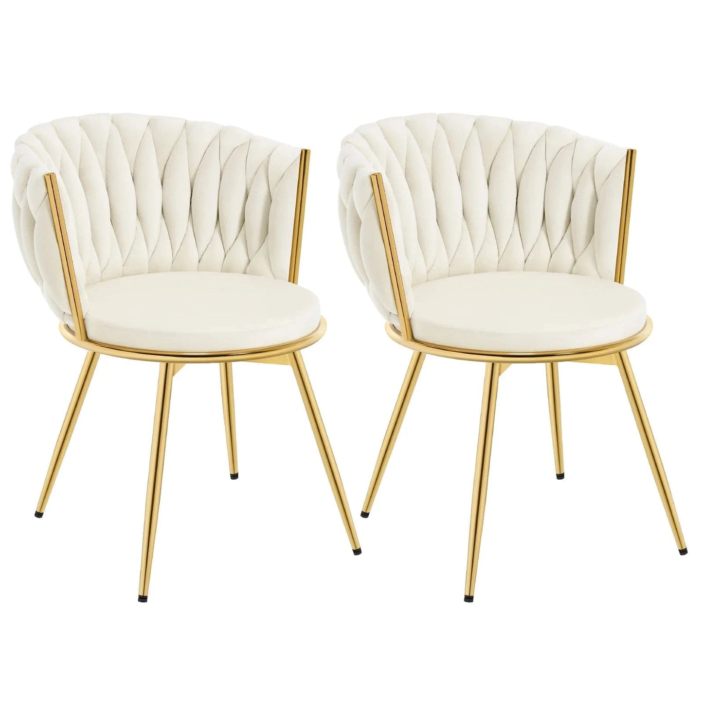 Chaise espace accueil design luxe | SET 2 PIÈCES