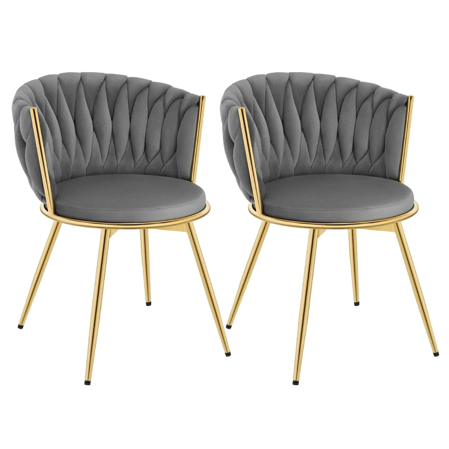 Chaise espace accueil design luxe | SET 2 PIÈCES