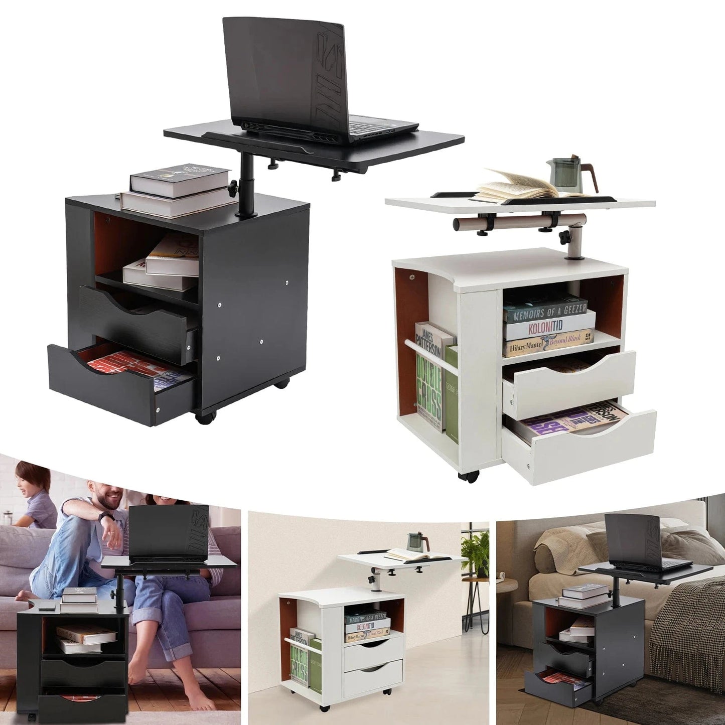 Caisson de support ordinateur