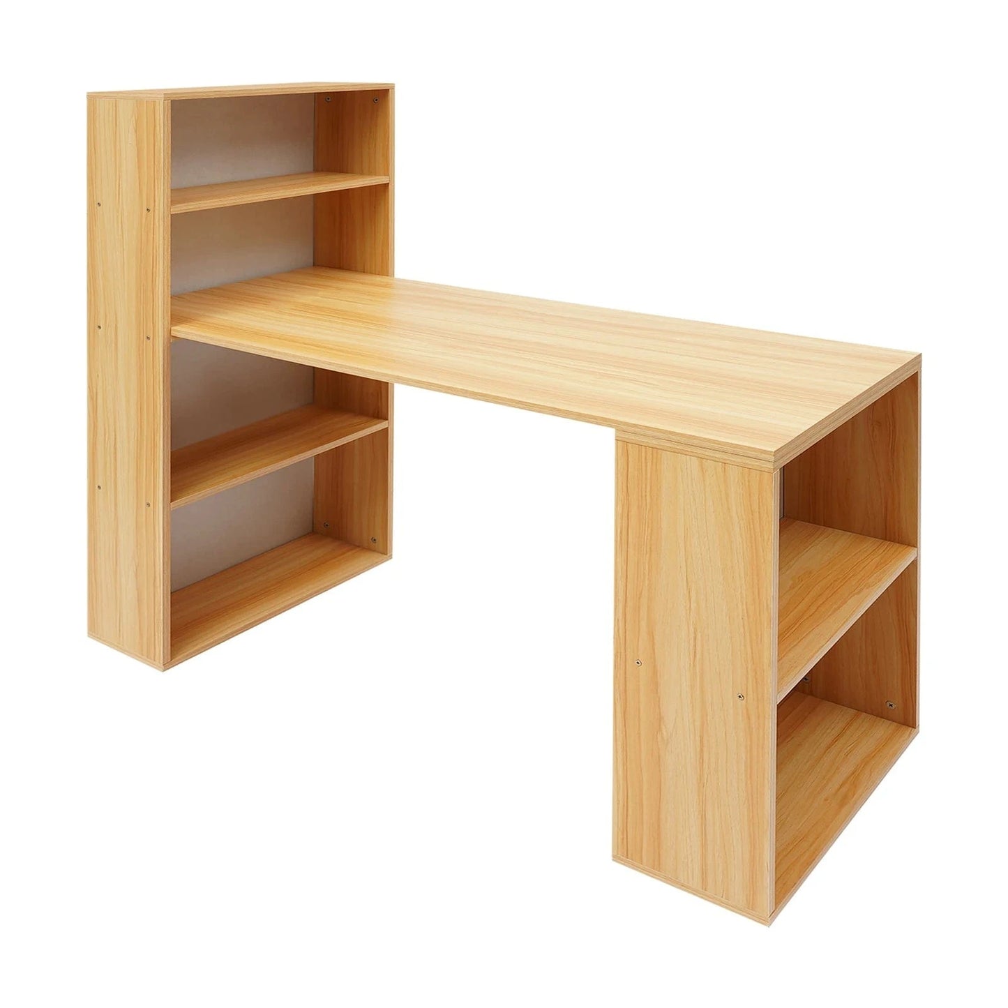 Bureau informatique avec étagère
