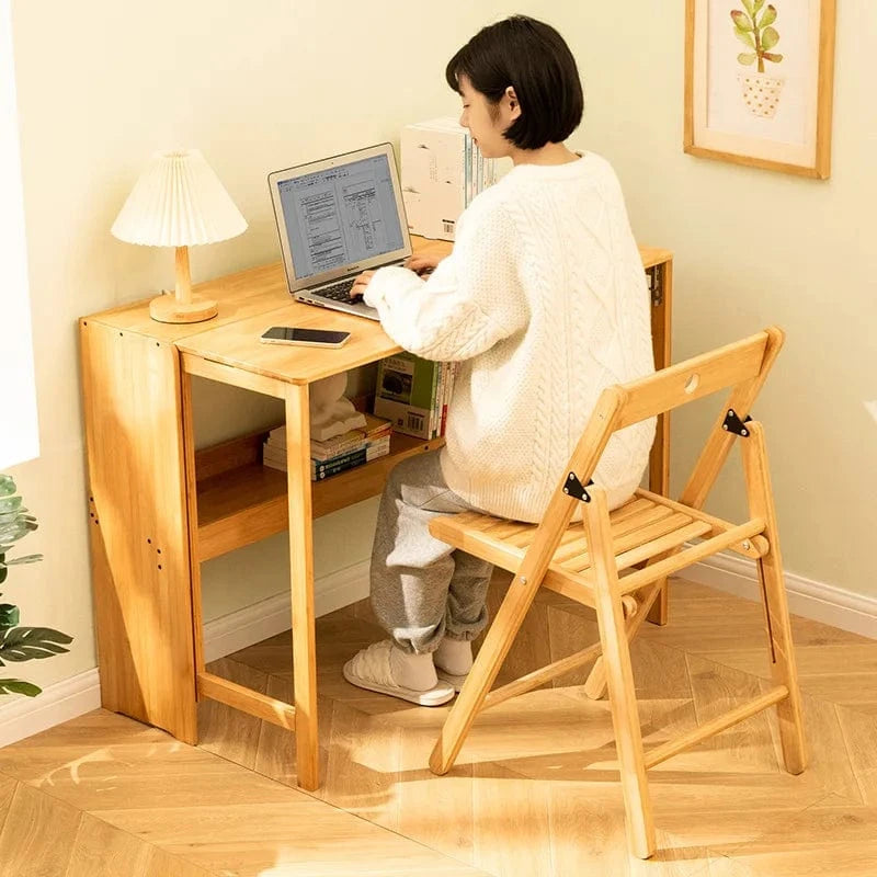 Bureau pliable en bois