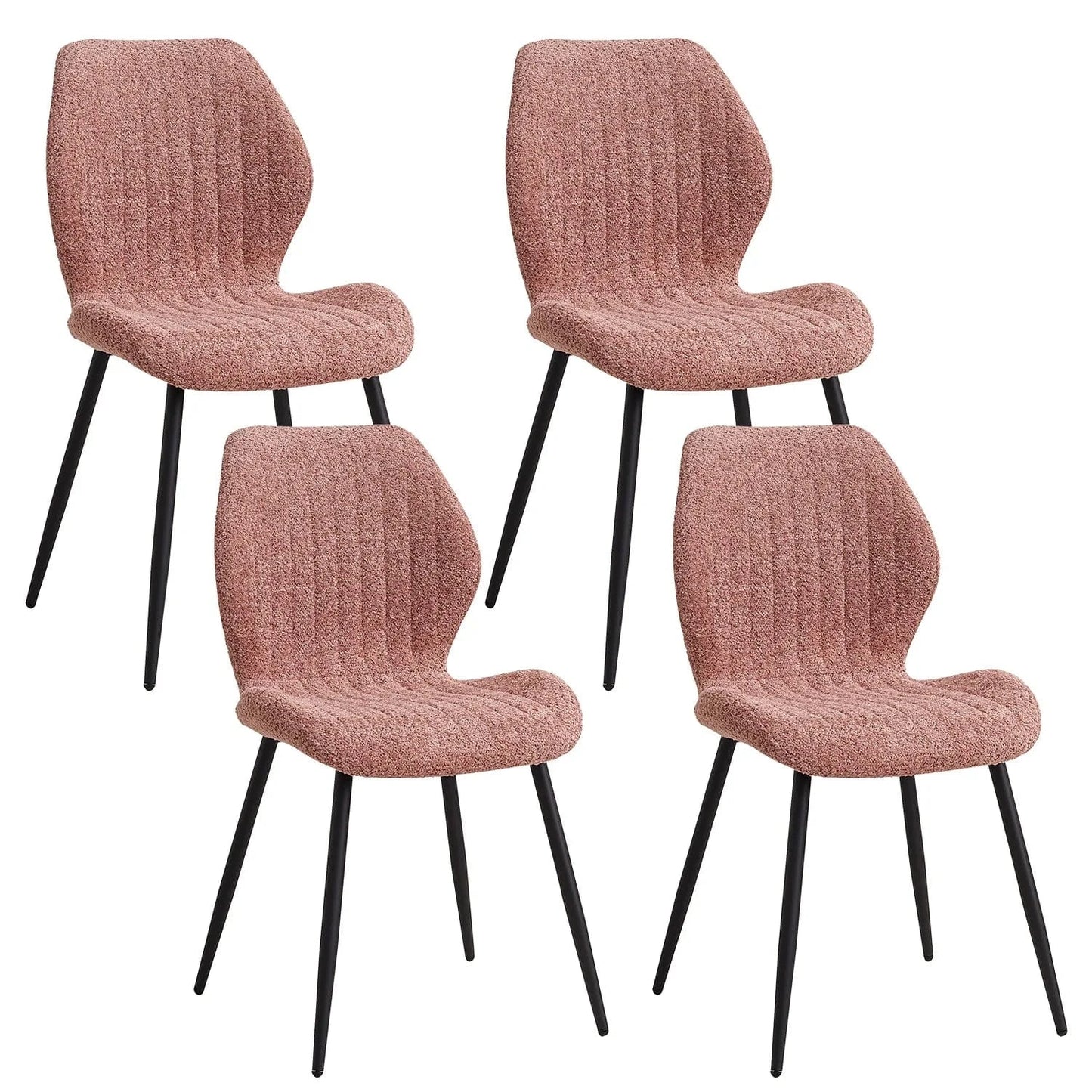 Chaise de réunion en tissu | SET DE 4