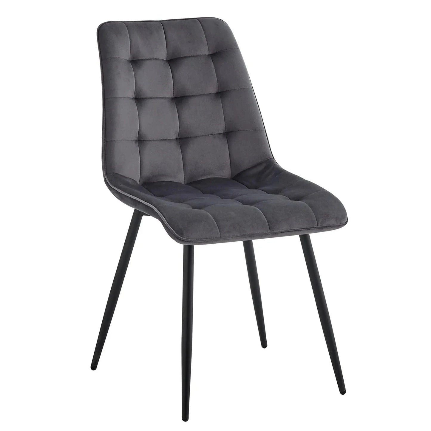 Chaise de réunion en velours | SET DE 4 PIÈCES