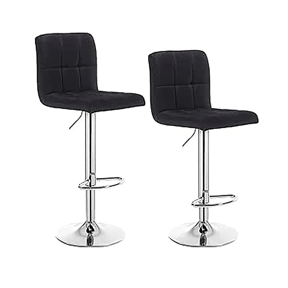 Chaise haute bureau en tissu | SET 2 PIÈCES
