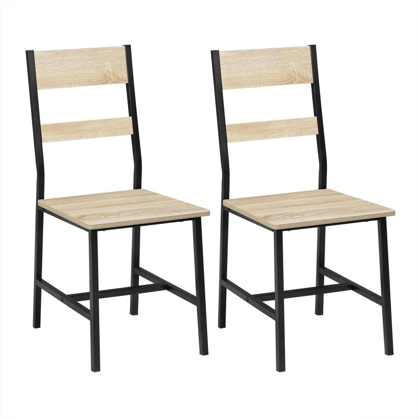 Chaise style industriel bois métal | SET 2 À 4 PIÈCES