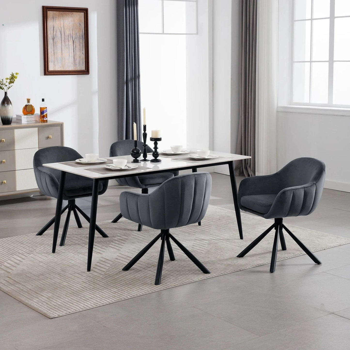 Chaise de bureau espace accueil | SET 2 PIÈCES