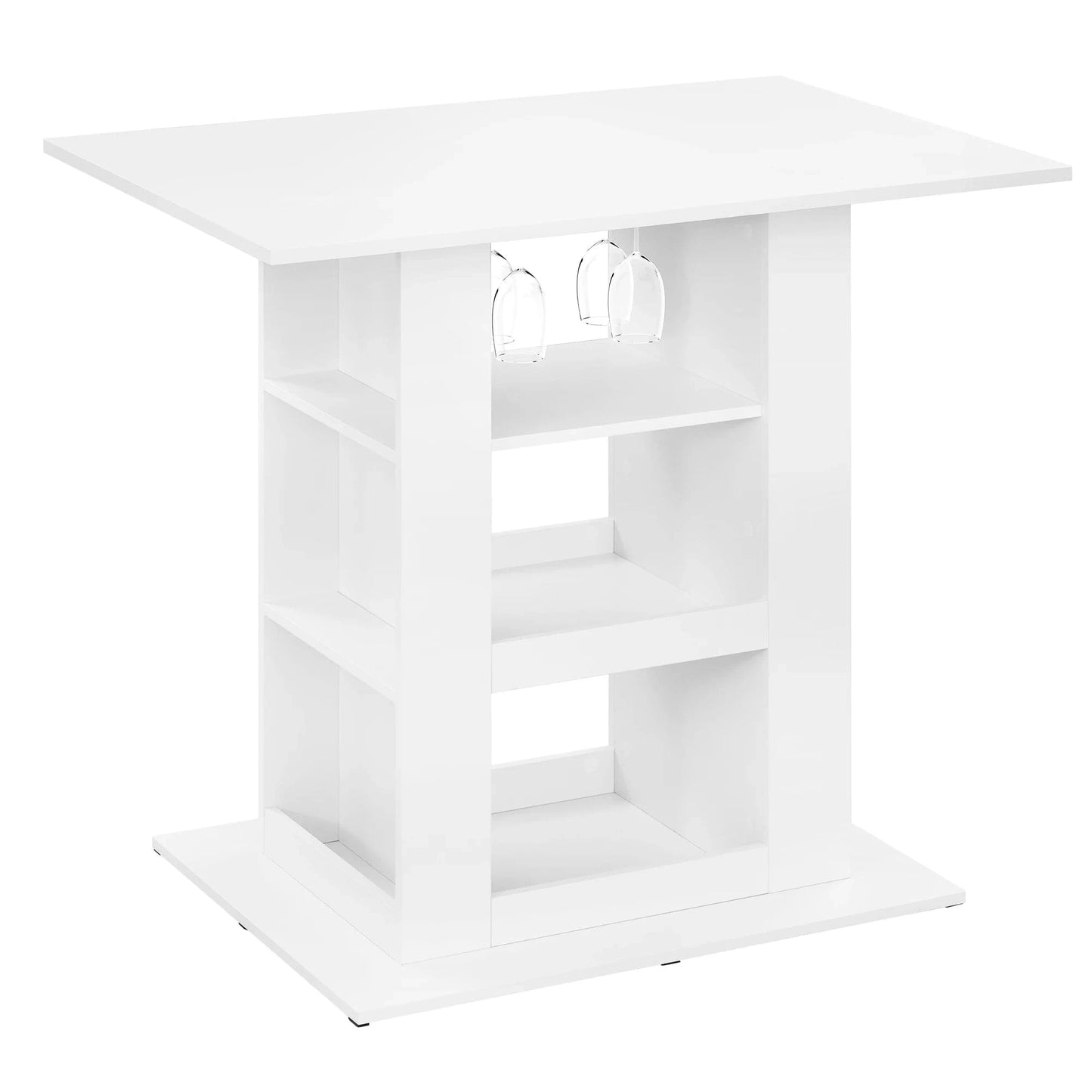 Table haute scandinave blanche
