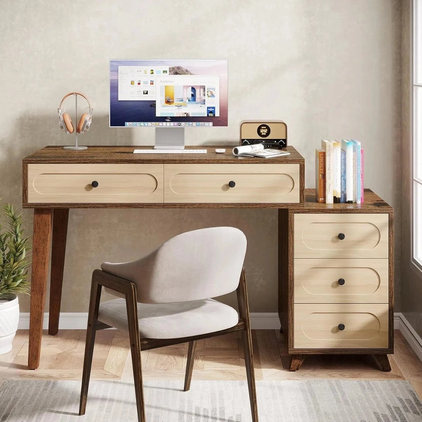Petit bureau design scandinave