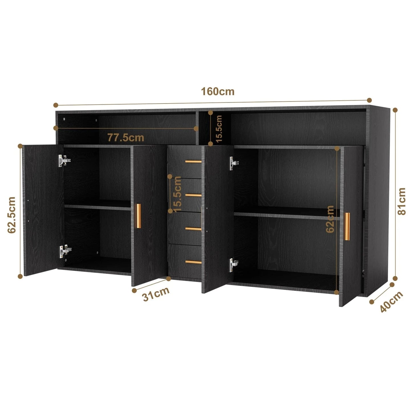 Meuble rangement bureau design haut de gamme
