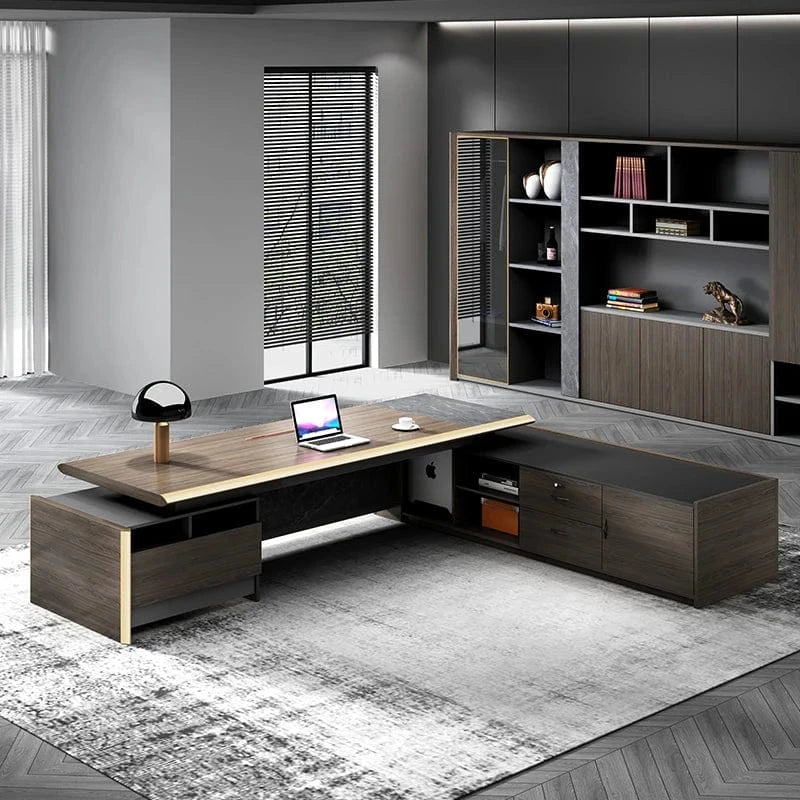 Bureau de direction en bois design moderne
