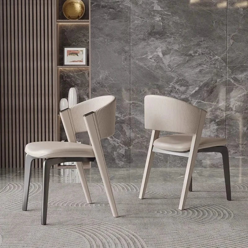 Chaise de réunion cuir véritable